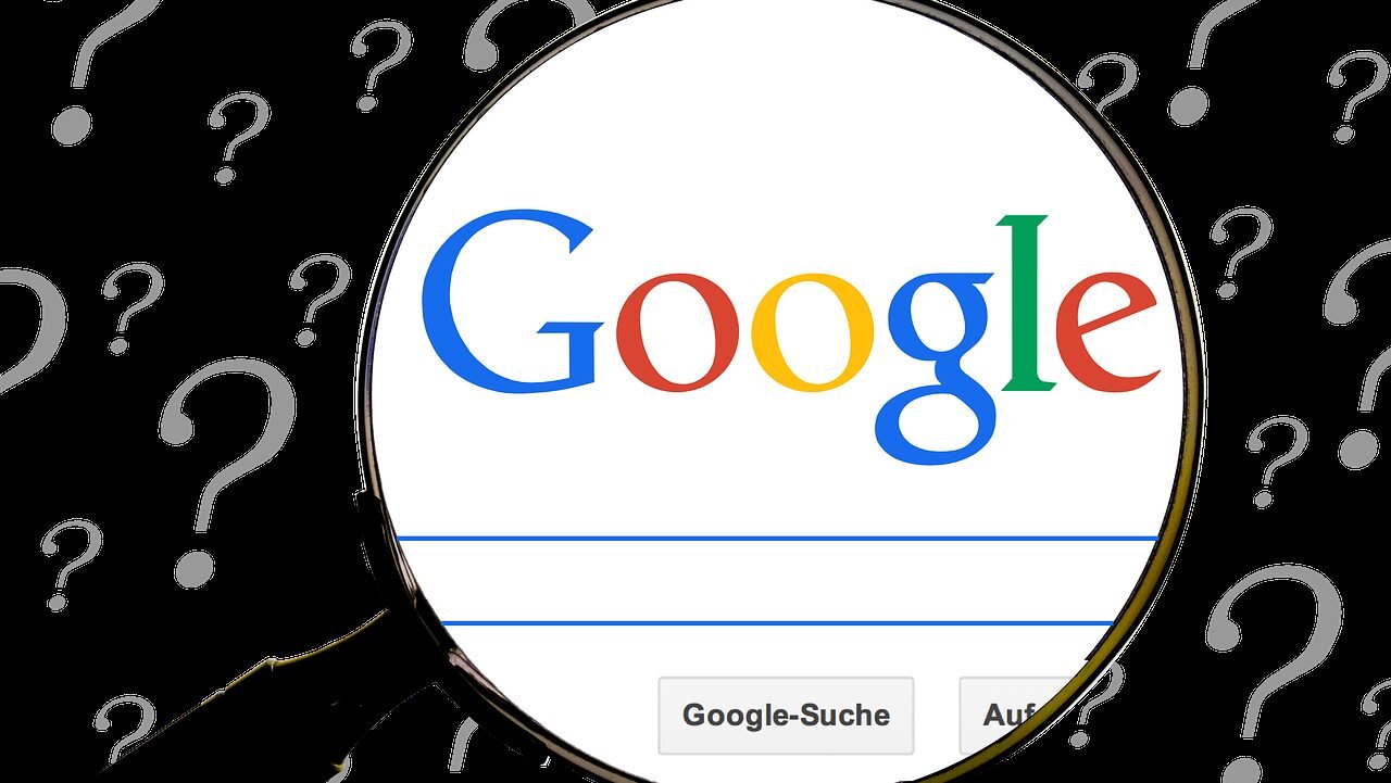 google, question, search online